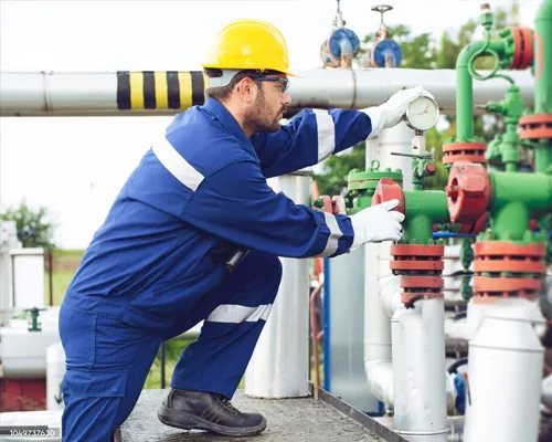 Schutzkleidung für Gasarbeit